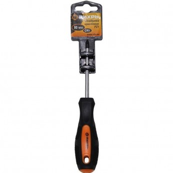 Отвёртка крестовая ВИХРЬ PZ1 80 мм Отвёртка крестовая ВИХРЬ PZ1 80 мм
